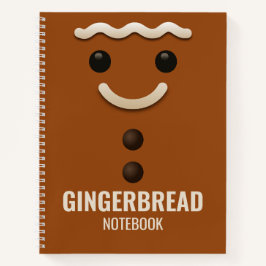 Cuaderno Gingerbread Christmas Notebook Cover – Lined Paper