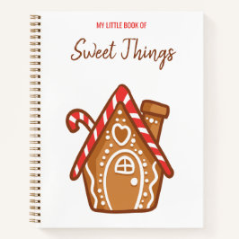 Cuaderno Gingerbread House Recipe Notebook