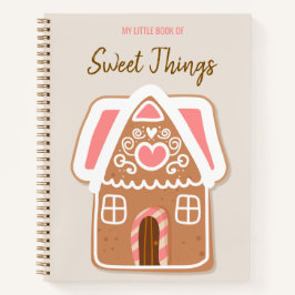 Cuaderno Gingerbread House Recipe Notebook