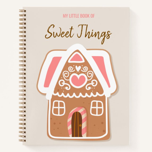 Cuaderno Gingerbread House Recipe Notebook (Anverso)