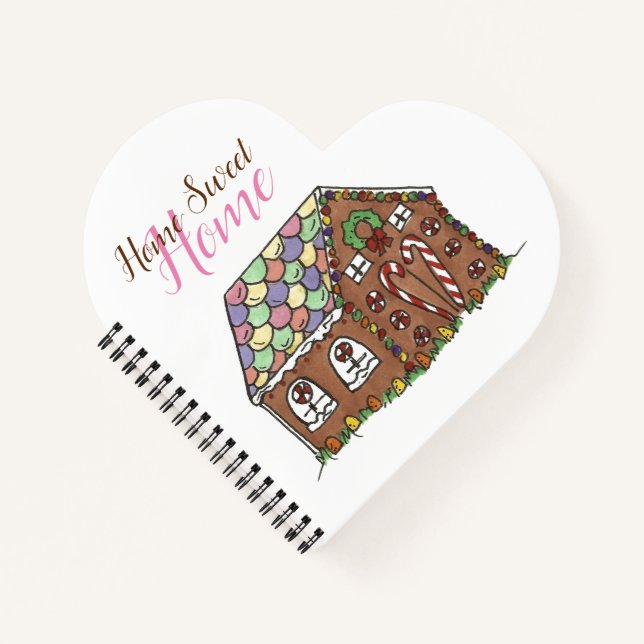 Cuaderno Gingerbread House Sweet Home Navidades Navidad (Anverso)