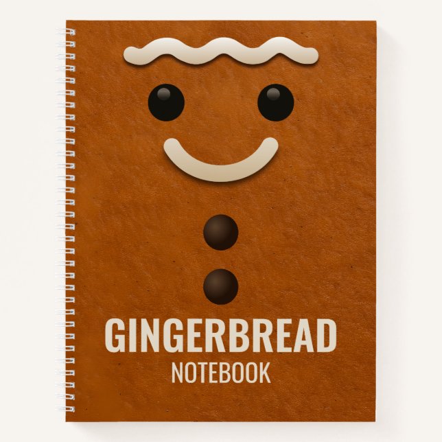Cuaderno Gingerbread Notebook – College Ruled Paper (Anverso)
