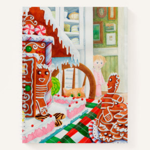 Cuaderno GINGERBREAD SORPRESA 8.5x11 portátil espiral
