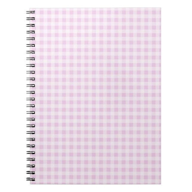 Cuaderno Gingham de Algodón de Azúcar (Frente)