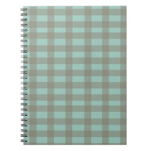 Cuaderno Gingham verde
