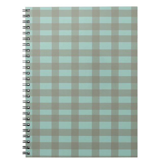 Cuaderno Gingham verde (Frente)