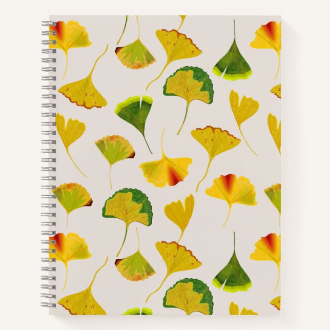 Cuaderno Gingko deja bloc de notas (Anverso)