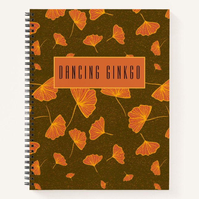 Cuaderno ginkgo bailador (Anverso)