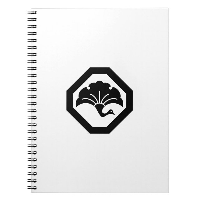 Cuaderno Ginkgo grulla en esquina cortada (Frente)