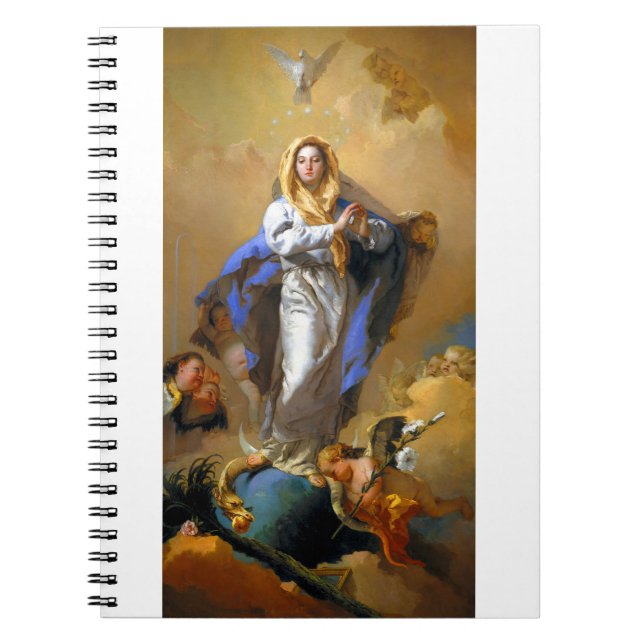 Cuaderno Giovanni Battista Tiepolo Inmaculado Concepción (Frente)