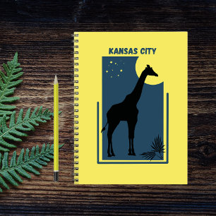 Cuaderno Girafa de la época de la virgen de Kansas City
