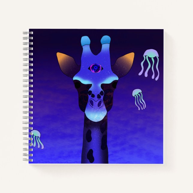 Cuaderno Girafa de la percepción infinita (Anverso)