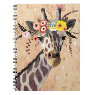 Cuaderno Girafa del Klimt  Corona De Flores