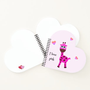 Cuaderno Girafa rosa