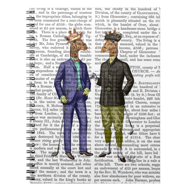 Cuaderno Girafas de golf 2 (Frente)