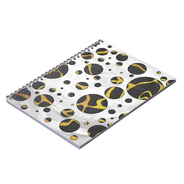 Cuaderno Giraffe Brown and Yellow Print (Lado Izquierdo)
