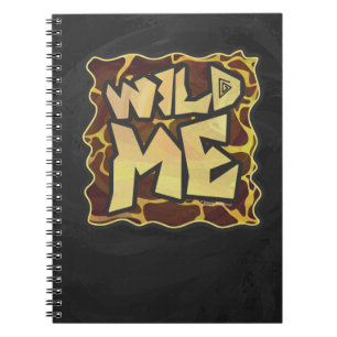 Cuaderno Giraffe Brown and Yellow Print