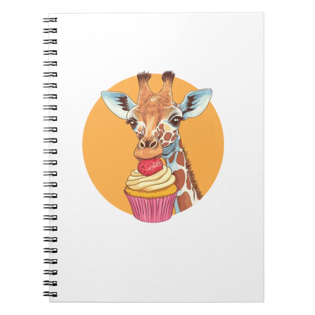 Cuaderno Giraffe Con Pastel (Frente)