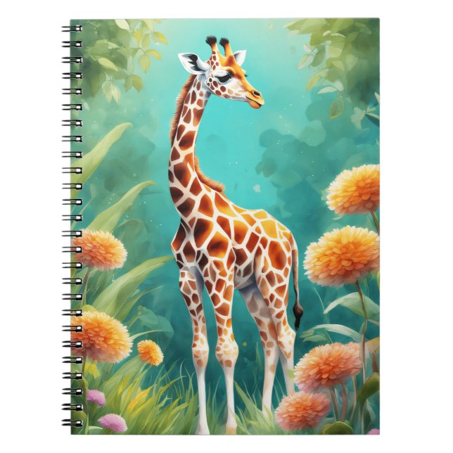 Cuaderno Giraffe cutánea (Frente)
