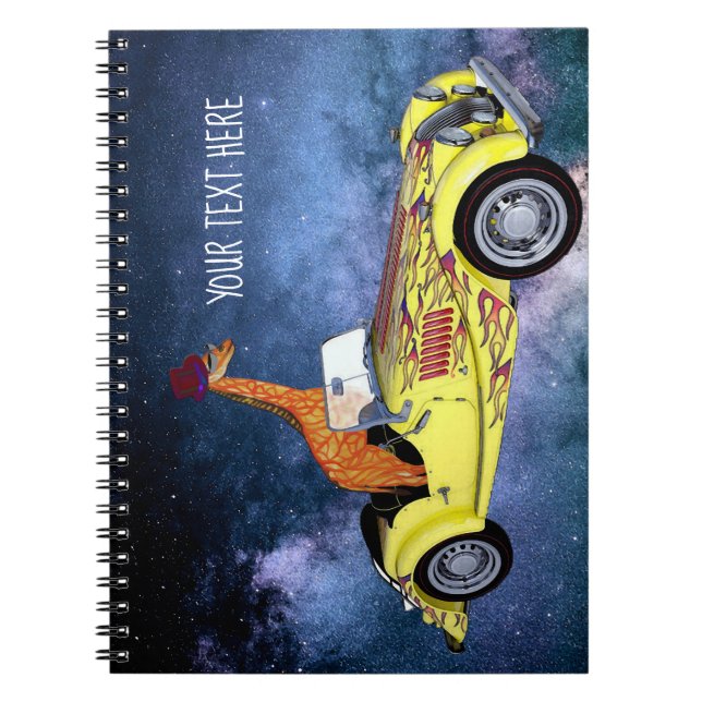 Cuaderno Giraffe en un portátil de fotos de Personalizado e (Frente)