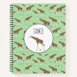 Cuaderno Giraffe Jungle Safari Animal