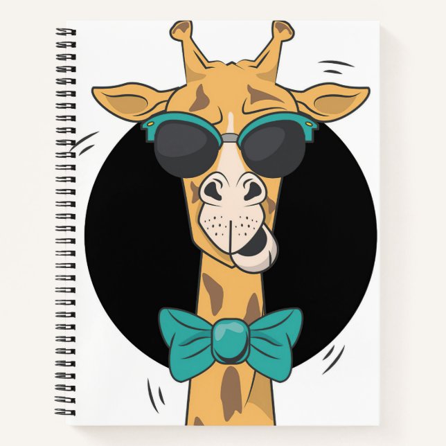 Cuaderno Giraffe Lover Giraffe En Mi Corazón (Anverso)
