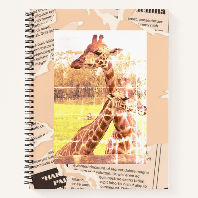 Cuaderno Giraffe - Portátil (Anverso)