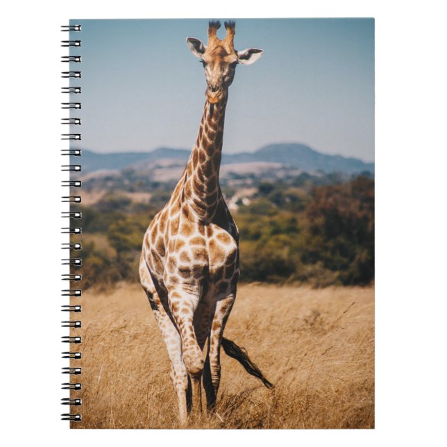 CUADERNO GIRAFFE RODEADO DE GRASA MARRÓN (Frente)