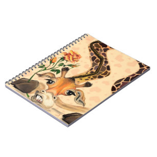 Cuaderno Giraffe romántica - Caballero - Gracioso