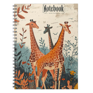 Cuaderno Giraffe Vintage