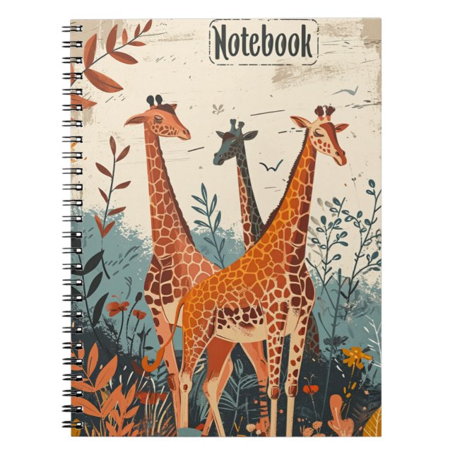 Cuaderno Giraffe Vintage (Frente)