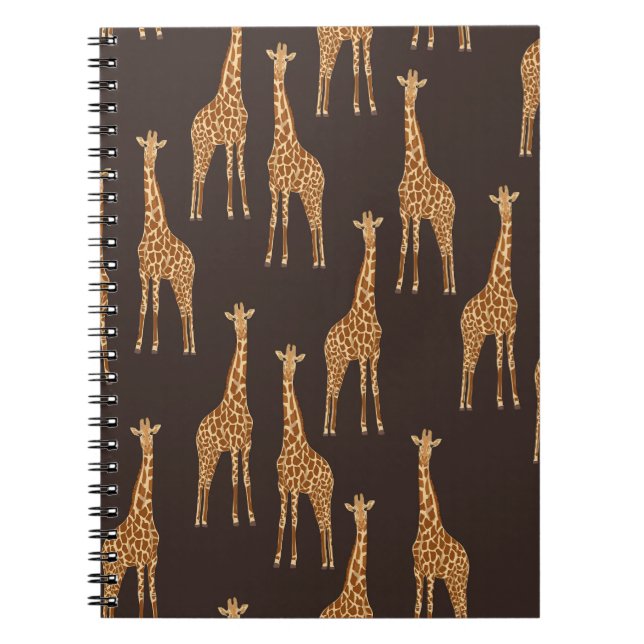Cuaderno Giraffes Oscuras: Resumen de la Viña Sin Maravilla (Frente)