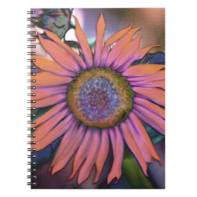 Cuaderno Girasol psicodélico (Frente)