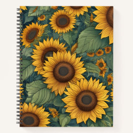 Cuaderno Girasoles