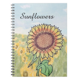 Cuaderno Girasoles