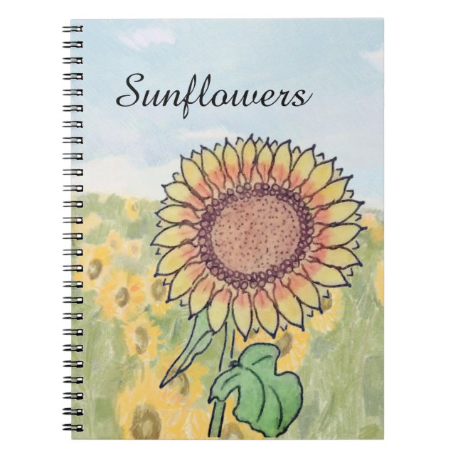 Cuaderno Girasoles  (Frente)