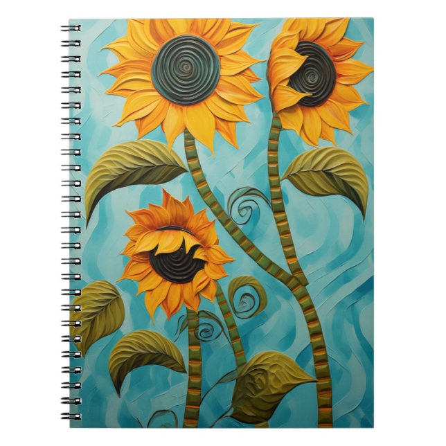 Cuaderno Girasoles (Frente)