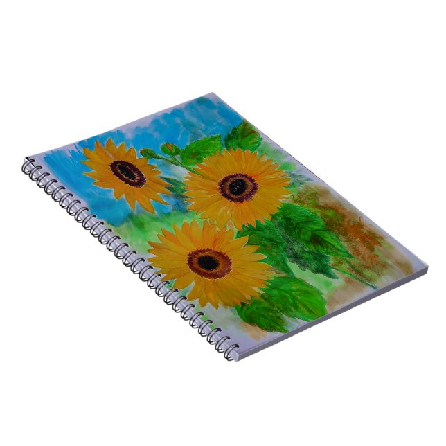 Cuaderno girasoles (Lado Derecho)