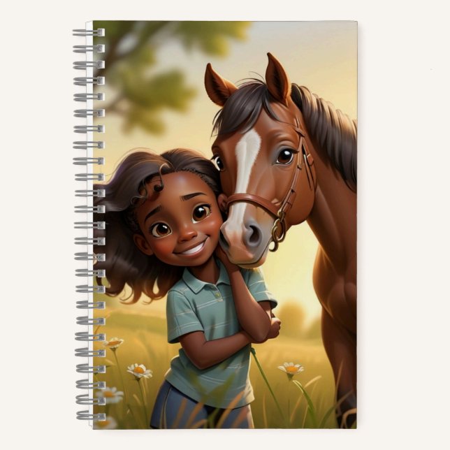 Cuaderno Girl & Horse (Anverso)