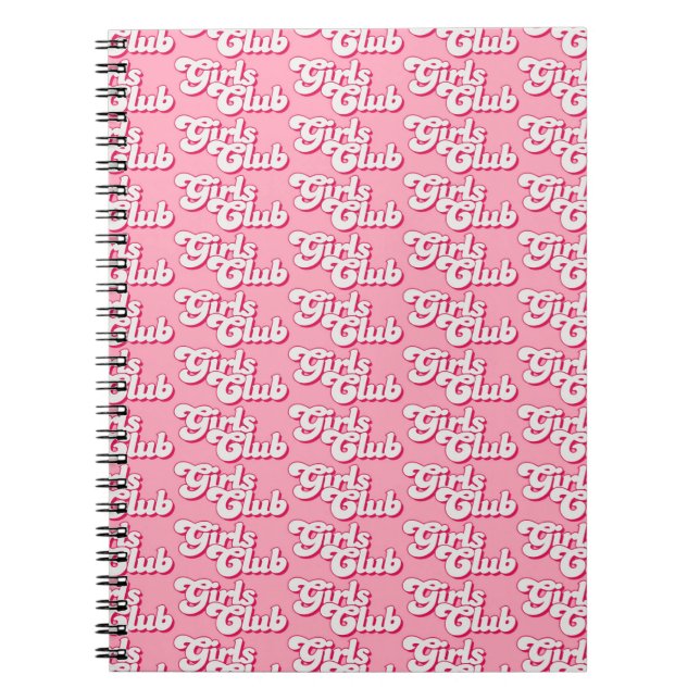 Cuaderno Girls Club (Frente)