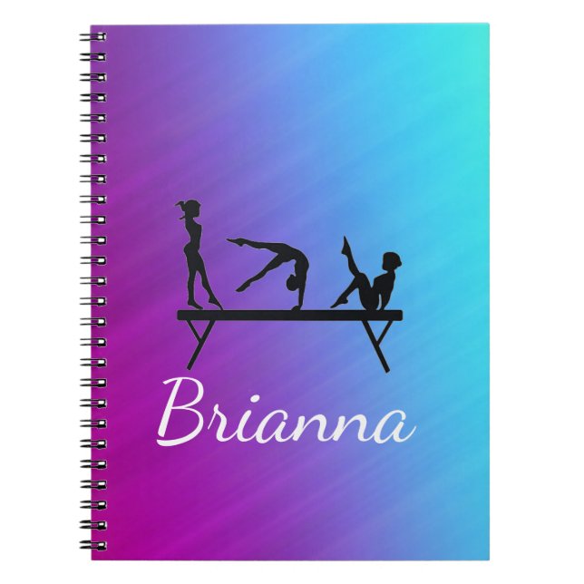 Cuaderno Girls Gymnastics Beam (Frente)