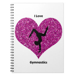 Cuaderno Girls I Love Gymnastics Spiral Notebook