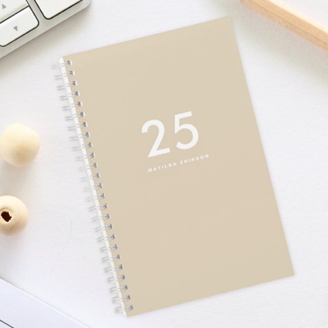 Cuaderno Girly Classy Name Beige (Subido por el creador)