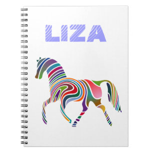 Cuaderno Girly Fantasy Horse Personalizado