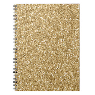 Cuaderno Girly Glitzy Gold Purpurina