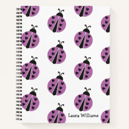 Cuaderno Girly Ladybug Personalizado
