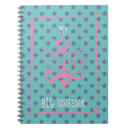 Cuaderno Girly Pink Personalizado Moderno Trendy