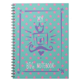 Cuaderno Girly Pink Personalizado Moderno Trendy