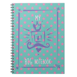 Cuaderno Girly Pink Personalizado Moderno Trendy