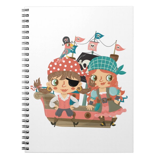 Cuaderno Girly Pirates (Frente)